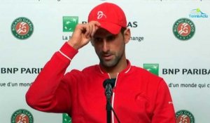 Roland-Garros 2020 - Novak Djokovic : "Les records ne déterminent pas ma journée"