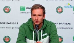 Roland-Garros 2020 - Daniil Medvedev : "J'aimerais beaucoup gagner pour la première fois ici. Je serai ravi, très enthousiaste"