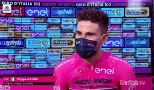 Tour d'Italie 2020 - Filippo Ganna : "Life in Maglia Rosa is very nice"