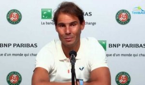 Roland-Garros 2020 - Rafael Nadal : "Je ne peux pas prédire l'avenir. C'est toujours difficile de jouer contre Novak Djokovic !"