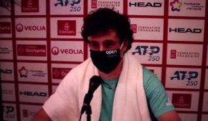 ATP - Montpellier 2021 - Ugo Humbert : "C'est le genre de match qui fait du bien car j'ai eu peur mais j'ai été courageux"
