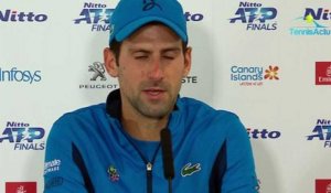 Masters de Londres 2019 - Novak Djokovic annoyed after losing to Dominic Thiem