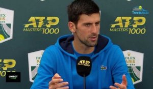 Rolex Paris Masters 2019 -  Novak Djokovic on Grigor Dimitrov: "His setback may be his weakness"