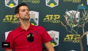 Rolex Paris Masters 2019 - Novak Djokovic et la place de n°1 mondiale : "Je ne veux pas en parler pour l'instant"