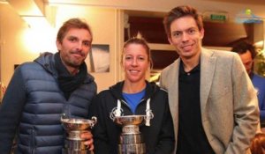 Le Mag Tennis Actu - Pauline Parmentier, Julien Benneteau et Nicolas Mahut ont fêté leur Trophée au Tennis Club de Paris