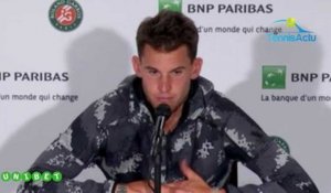 Roland-Garros 2019 - Dominic Thiem :  "Mon objectif ,c'est gagner ce tournoi de Roland-Garros"