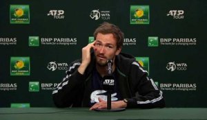 ATP - Indian Wells 2023 - Daniil Medvedev : "French, yes, I'm really happy to have managed to learn it, because it's not easy"