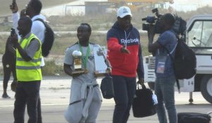 Football : retour triomphal des Lionceaux de la Teranga à Dakar