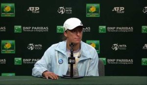 WTA - Indian Wells 2023 - Iga Swiatek : "I haven’t played with a lot of injuries. It’s a new situation for me, for sure. Last time I played with an injury, like the only tournament I can remember is like Roland Garros 2019 (smiling)"