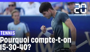 Tennis : Pourquoi compte-t-on 15-30-40? 