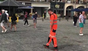 Béthune : la Grand-place se prépare à accueillir le Tour de France