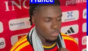 Roméo Lavia s'exprime après la défaite contre l'équipe de France