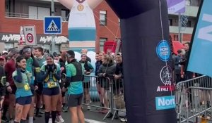 Départ du trail du Val de Marque