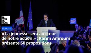 Karim Amrouni en meeting à Roubaix