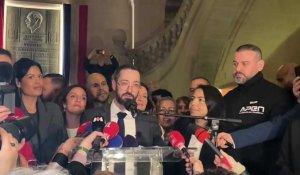 Le discours de David Guiraud (LFI) en mairie de Roubaix après sa victoire au second tour des municipales