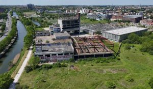 L'ancien site de la brasserie Terken vue en drone