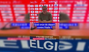 Nations League : quel onze de départ pour les Diables Rouges contre l'Italie ?