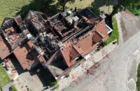 Dégât au restaurant de l'Arbre à Gruson suite à un incendie