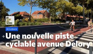 On a testé pour vous la piste cyclable de la nouvelle avenue Delory à Roubaix