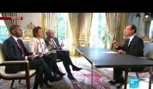 Entretien exclusif de François Hollande avec FRANCE 24