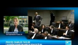L'ex-président libérien Charles Taylor condamné à 50 ans de prison