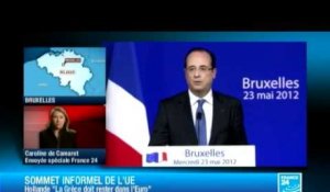 Sommet européen: François Hollande réussit à imposer le sujet des euro-obligations