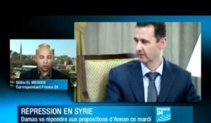 Syrie: réponse attendue du régime aux propositions de médiation
