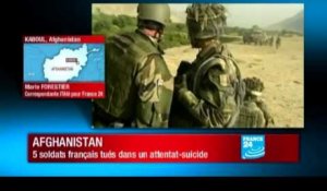 Afghanistan : Cinq soldats français tués dans un attentat-suicide en Kapisa
