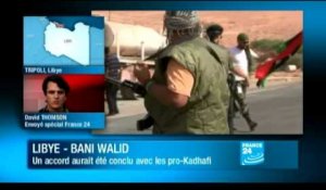 Libye : A Bani-Walid, un accord aurait été conclu avec les pro-Kadhafi