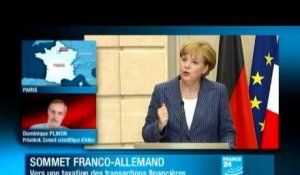 Sommet Franco-Allemand : Vers une taxation des transactions financières