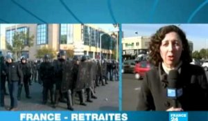 France : De nombreux incidents éclatent autour de lycées bloqués