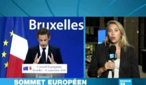 Sommet Européen : Sarkozy s'explique sur les Roms