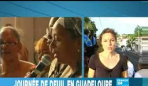 Journée de deuil en Guadeloupe