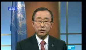 Ban Ki-moon, secrétaire général des Nations unies