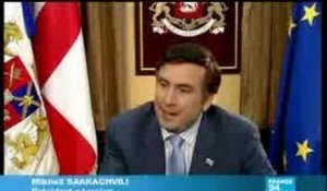 EXCLUSIF: Entretien avec le président géorgien Saakachvili