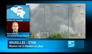 Bruxelles - OTAN : Réunion sur la situation en Libye