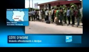 Côte d'Ivoire : Violents affrontements à Abidjan