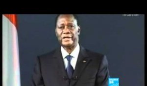 Extrait de l'intervention d'Alassane Ouattara sur la télévision ivoirienne