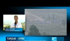 Turquie : Les blindés syriens toujours stationnés près de la frontière