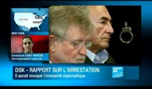 USA : Arrêté, DSK a invoqué l'immunité diplomatique, puis demandé un sandwich