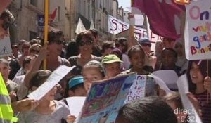Montpellier: manifestation contre les suppressions de postes