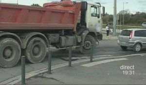Montpellier: une femme écrasée par un camion