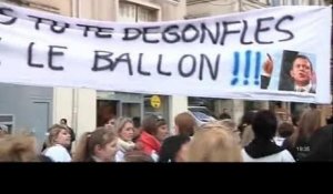 150 salariés de Contralco manifestent à Montpellier