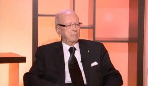 Béji Caïd Essebsi, ancien Premier ministre tunisien et chef du parti Nidaa Tounès