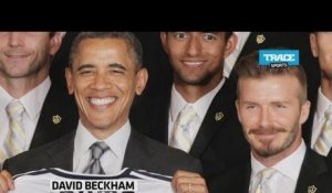 Sporty News: Barack Obama titille David Beckham