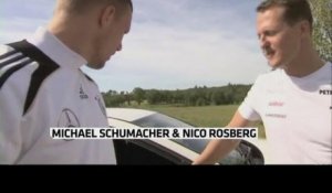 Sporty News: Schumacher et Rosberg à fond derrière l'Allemagne