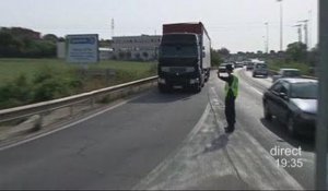 La rue Bene interdite aux camions (Montpellier)