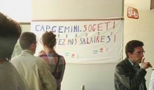 Les salariés de Capgemini Sogeti en grève (Montpellier)