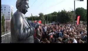 Inauguration de la statue de Georges Frêche à Montpellier