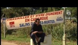 Le site d'Aigues-Mortes bloqués par des salariés (Gard)